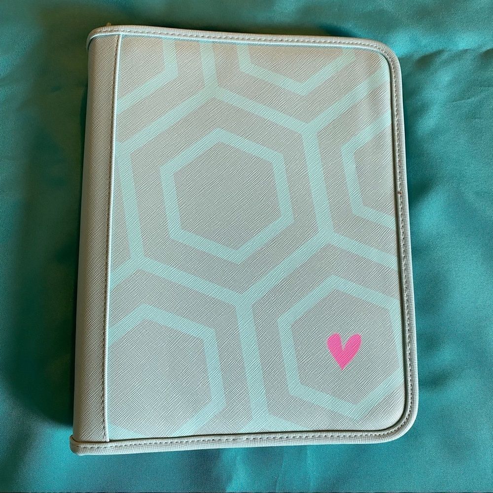 Origami Owl Turquoise Binder, Business Card Holder and Sticky Phone Card Holder